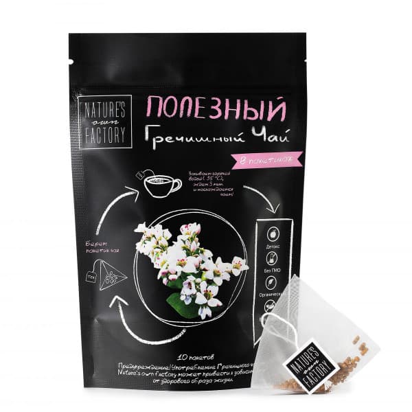 ФАБРИКА ПРИРОДЫ Гречишный чай пакетированный 30гр.