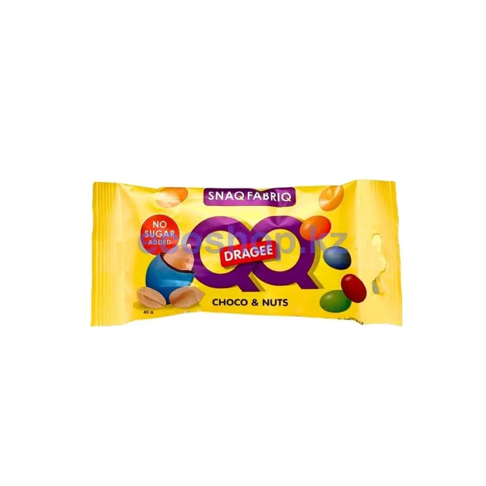 SNAQ FABRIQ Драже с арахисом и молочным шоколадом в цветной глазури 40 гр.