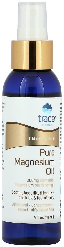 Trace Minerals магниевое масло для здоровья кожи Skincare Pure Magnesium Oil 226 мл.