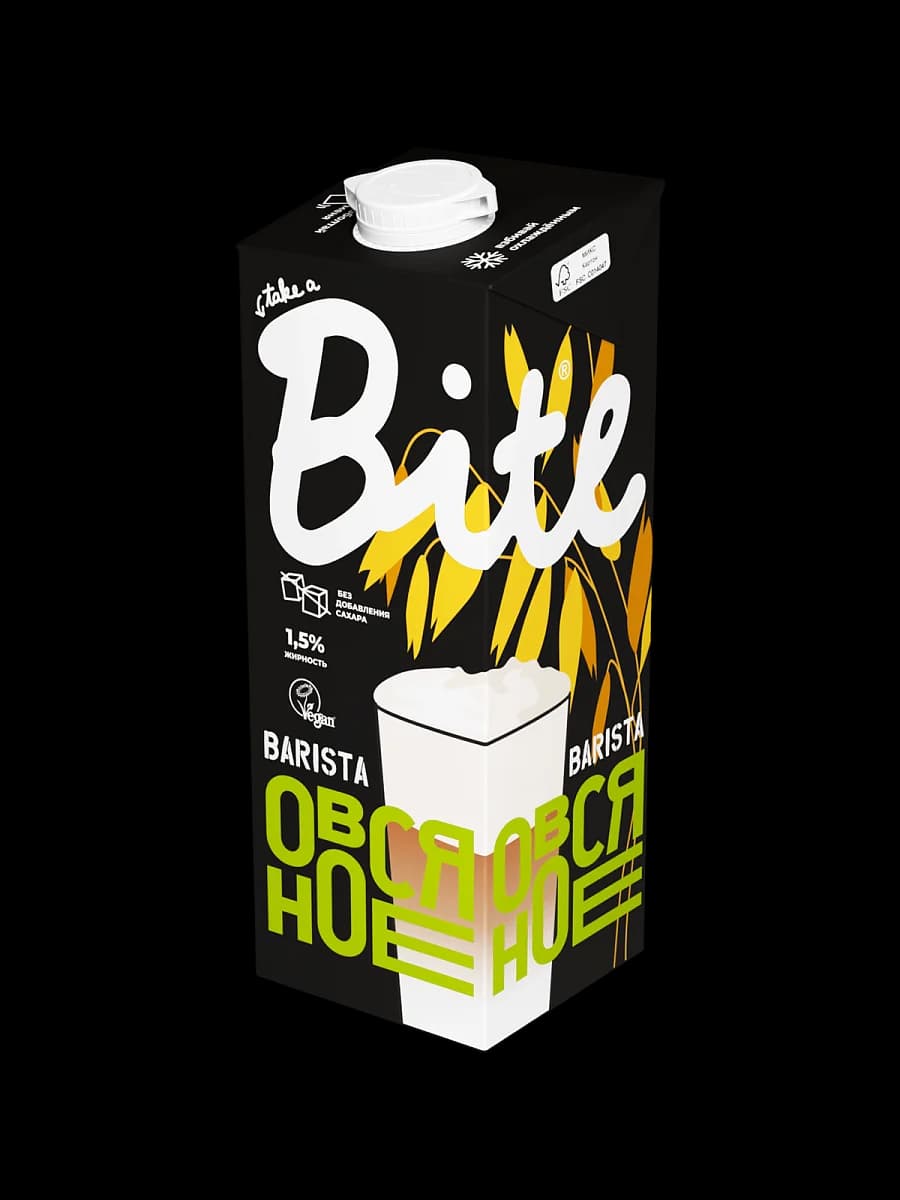 Bite Barista Молоко растительное "Овсяное" 1л