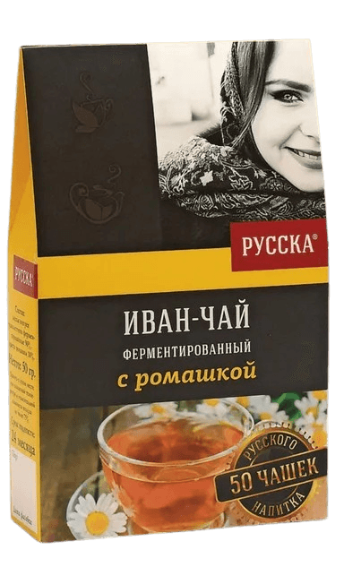 Иван-чай ферментированный с ромашкой "РУССКА" 50гр.