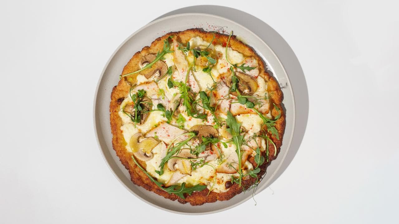 DrFood Casserole Кето пицца с индейкой и грибами