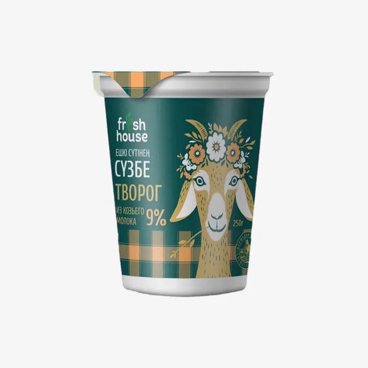 Fresh House Творог из козьего молока 9% 250 гр.