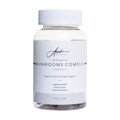 Acvelon Mushrooms complex / Грибной комплекс с микродозами для активности головного мозга (60 жевательных пластинок)