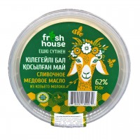 Fresh House Сливочное масло медовое из козьего молока 62% 150 гр.