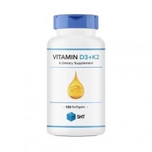 SNT Vitamin D3+K2 (Витамин Д3+К2) 150 капсул