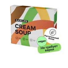 R.A.W. LIFE Протеиновый крем-суп пюре Cream Soup mix 20 стиков 400 гр