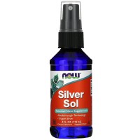 NOW Silver Sol серебряная вода 10 ppm 118 ml.