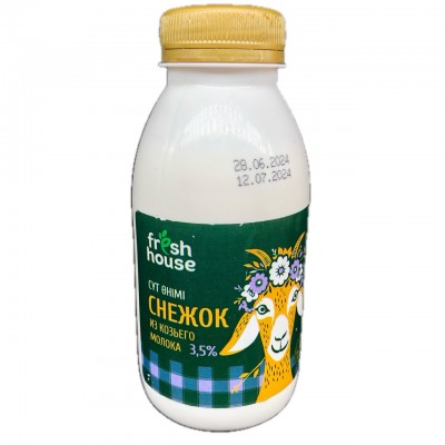 Fresh House Снежок из козьего молока 3.5% ПЭТ 300 гр.