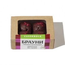 DrFood Casserole Пирожное брауни свекольное без глютена 75 гр.