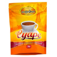 МКП СУАРЕ Кофе натуральный растворимый сублимированный пакет 75 гр.