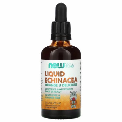 NOW Liquid Echinacea Kids жидкая эхинацея 15мг 59 мл