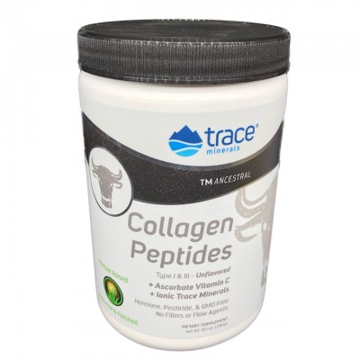 Trace Minerals Коллаген Collagen Peptides + Vitamine C + Ionic Minerals 286 гр.