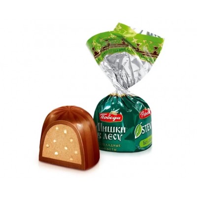 Конфеты шоколадные "Мишки в лесу" без добавления сахара 1 шт.