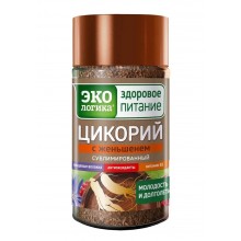 Экологика Цикорий растворимый сублимированный с женьшенем банка 85гр.