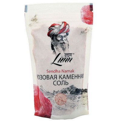 Lunn Розовая соль 500 гр.
