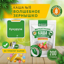 Organic Каша №16 "Волшебное зёрнышко" 200гр.