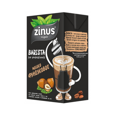 ZINUS BARISTA Молоко ФУНДУКОВОЕ 1л