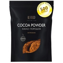 REFOOD Натуральный какао порошок PREMIUM 500 гр.