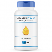 SNT Vitamin D3+K2 (Витамин Д3+К2) 90 капсул