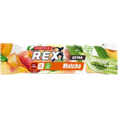 Protein REX Батончик протеиновый "матча-персик" 25% 40гр