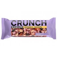 R.A.W. LIFE Ореховый батончик CRUNCH Черника-Ваниль 40 гр.