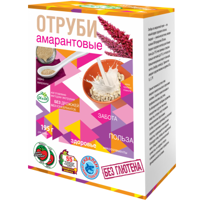 Отруби амарантовые "Di&Di" 250г