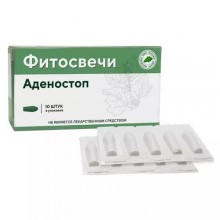 МБПЦ Фитосвечи "Аденостоп" блистер 10 шт.