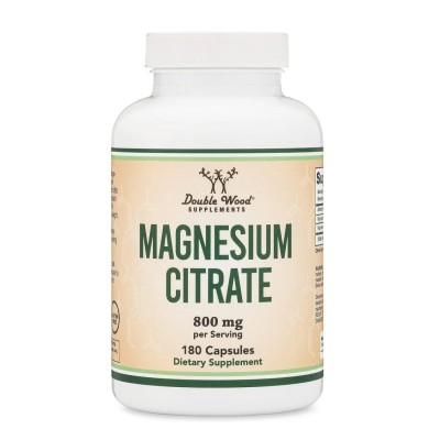 Double Wood Supplements Magnesium Citrate цитрат магния 180 капсул