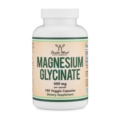 Double Wood Supplements Magnesium Glycinate глицинат магния180 капсул.