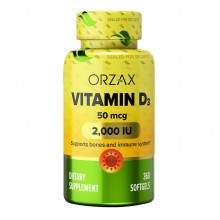 ORZAX VITAMIN D3 2000 IU (Витамин D3) 360 капсул