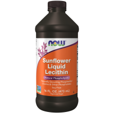 NOW Sunflower Liquid Lecithin 473 мл