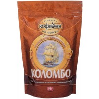 МКП КОЛОМБО Кофе натуральный растворимый сублимированный пакет 95 гр.