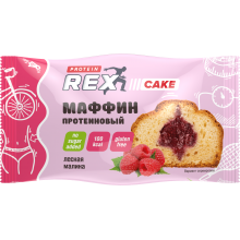 REX Cake Маффин протеиновый с пониженной калорийностью "Лесная малина" 40гр.