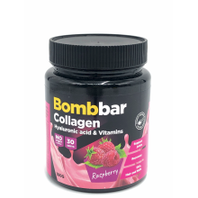 Bombbar Коктейль Коллаген с гиалуроновой кислотой и витаминами Малина 180 гр.