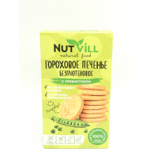 NUTVILL Печенье гороховое с пребиотиком 85гр