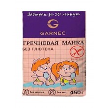 Гарнец Гречневая манка без глютена 450гр.