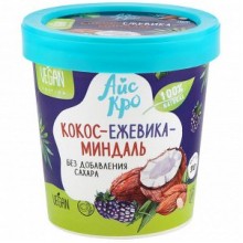 АйсКро Мороженое Vegan "Кокос-Ежевика-Миндаль" 75гр.