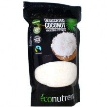 Econutrena Кокосовая стружка органическая  LOW FAT низкой жирности 150гр.
