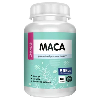 CHIKALAB Комплексная пищевая добавка "Мака перуанская" 500 мг 60 капсул.