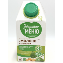 Здоровое Меню Молоко Соевое обогащённое 0,5л