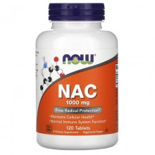 NOW NAC 1000 мг (120 таблеток )