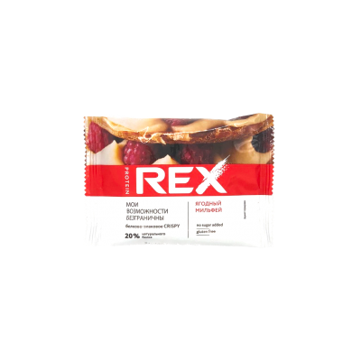 Protein REX Хлебцы протеино-злаковые "ягодный мильфей" 55гр