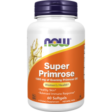 NOW Super Primrose 1300 мг (60 мягких капсул)