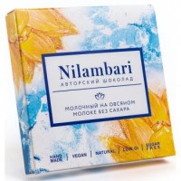 Шоколад Nilambari на овсяном молоке без сахара 65гр.