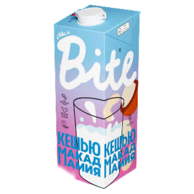 Bite Молоко растительное "Кешью-Макадамия 1 л.
