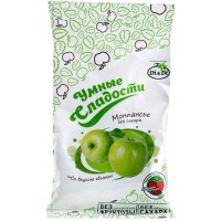 Леденцы без сахара "Умные Сладости" зеленое яблоко 55гр