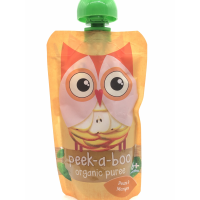 Peek-a-boo Детское органическое пюре груша-манго с 6 мес. 113 гр