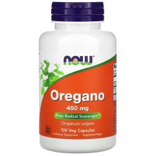 NOW Oregano 450 мг. (100 капсул)