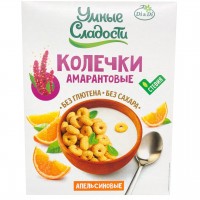 Колечки "Умные сладости" амарантовые Апельсин 150 гр.